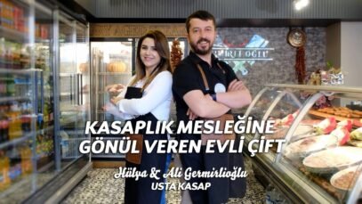 Kasaplık mesleğine gönül veren evli çift