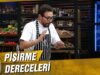 Izgara et pişirme şekilleri ve dereceleri.