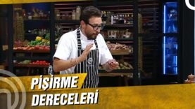 Izgara et pişirme şekilleri ve dereceleri.